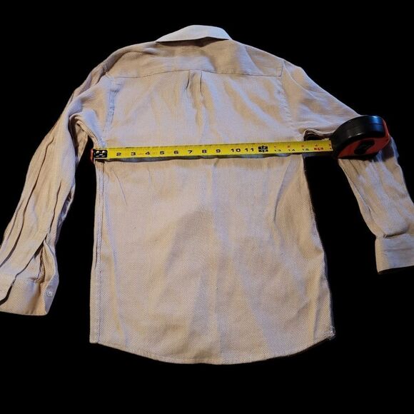 Kani Gold Boy's Dress Shirt Size 12 - Picture 3 of 7